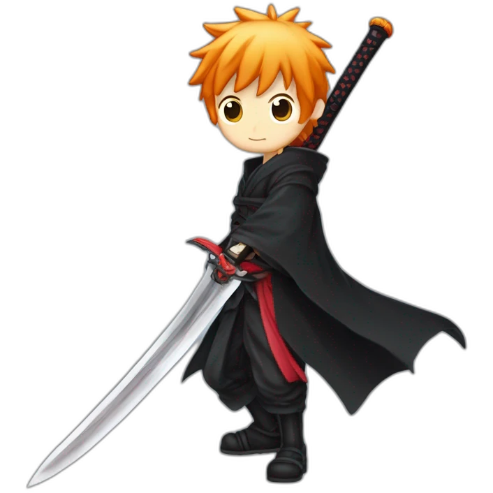 Kurosaki Ichigo with sword emoji