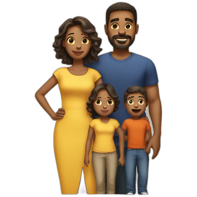 La familia emoji
