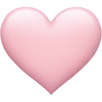 pastel pink heart emoji
