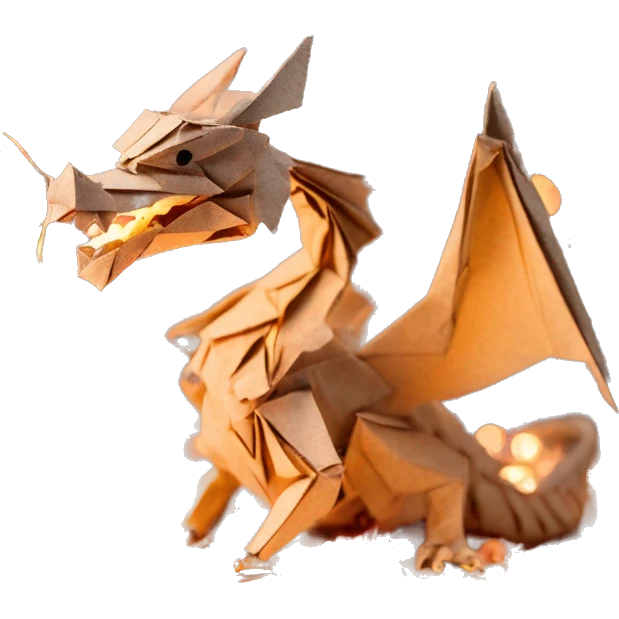 Beige Origami dragon made of newspapers on fire letters on fire burnt paper surrounded by fairy lights swirls covered in dried flowers bokeh floral flowers fire flames emoji