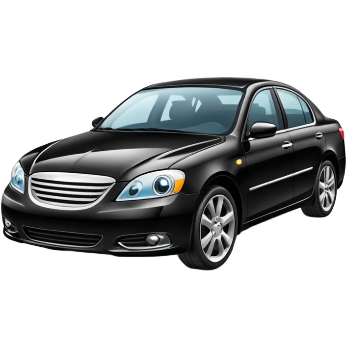 Black sedan car emoji