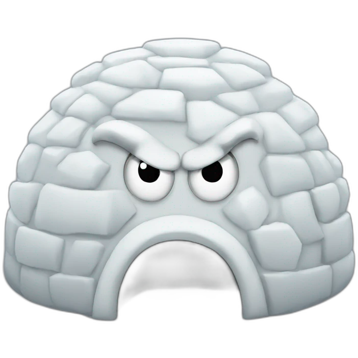 igloo angry face emoji