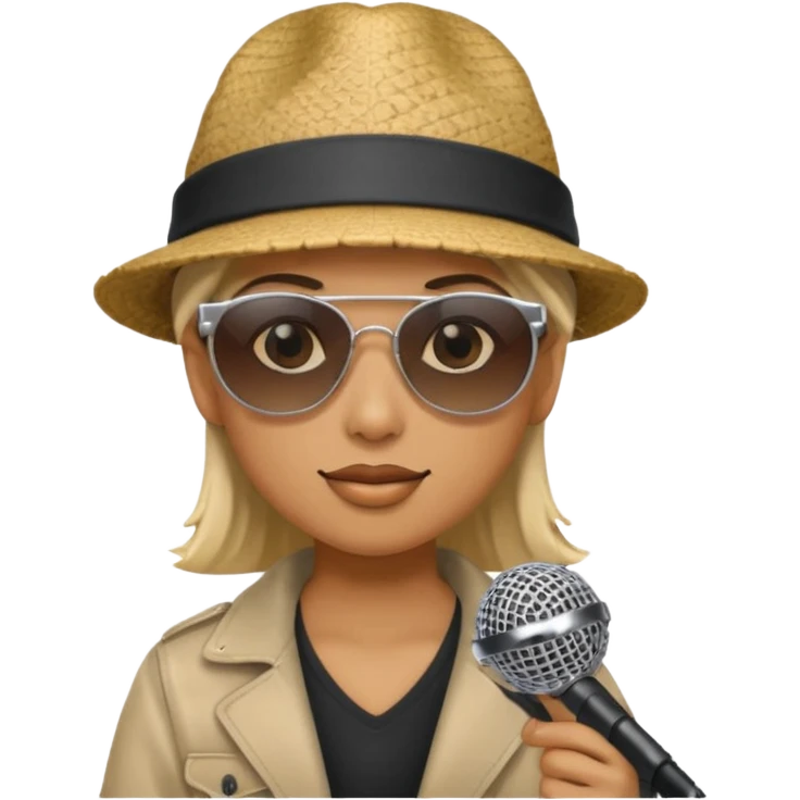 earth + reporter emoji