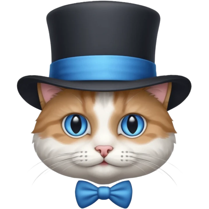 cat with a tophat emoji