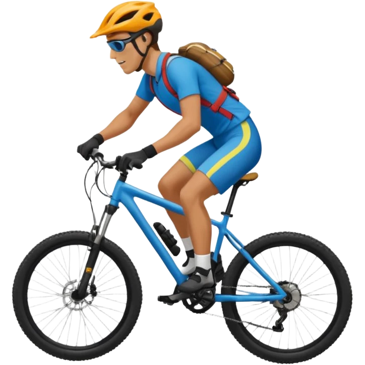  mountain biking emoji