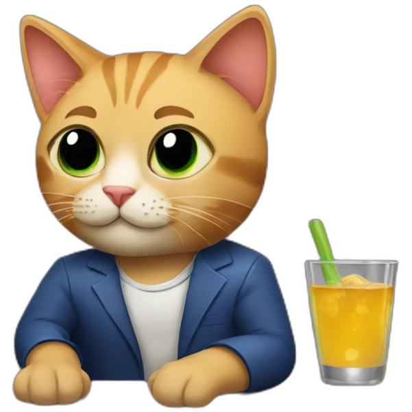 cat-in-a-club emoji