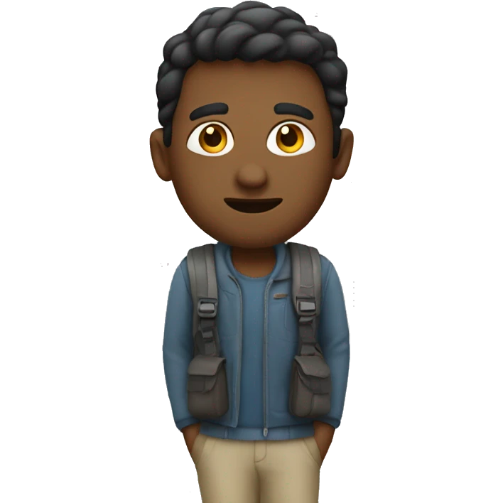 guy who wants to travel emoji