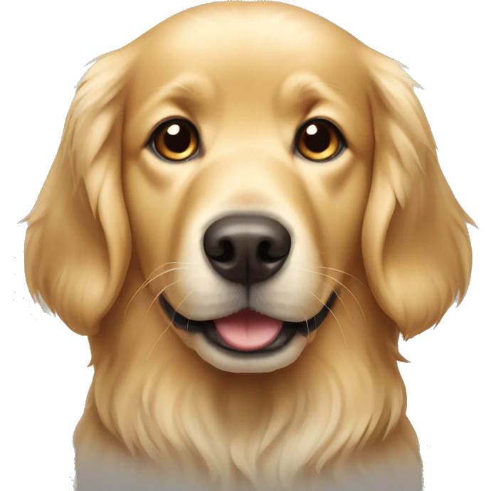 dog golden retriever emoji
