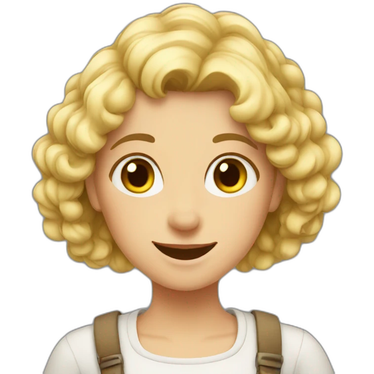 german girl happy emoji