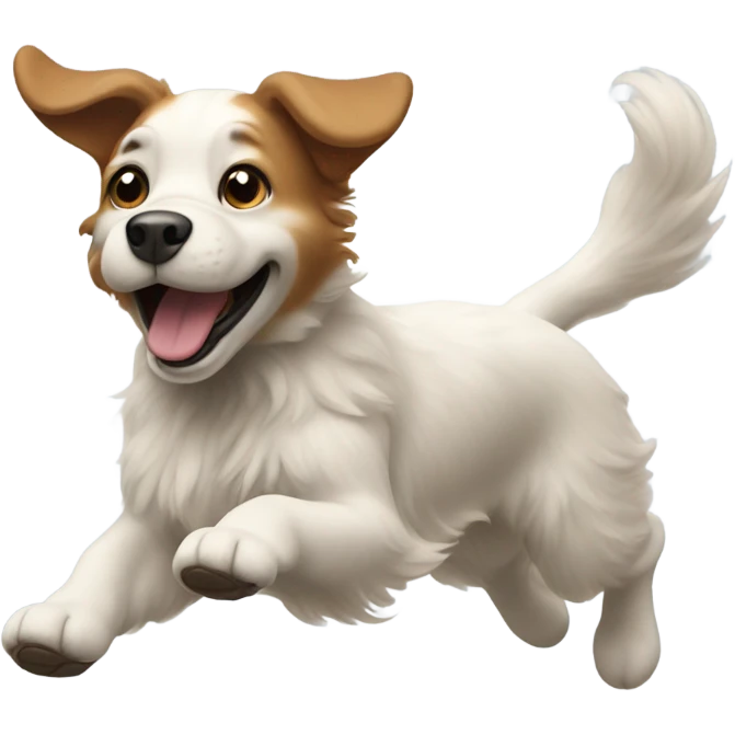 Dog running emoji