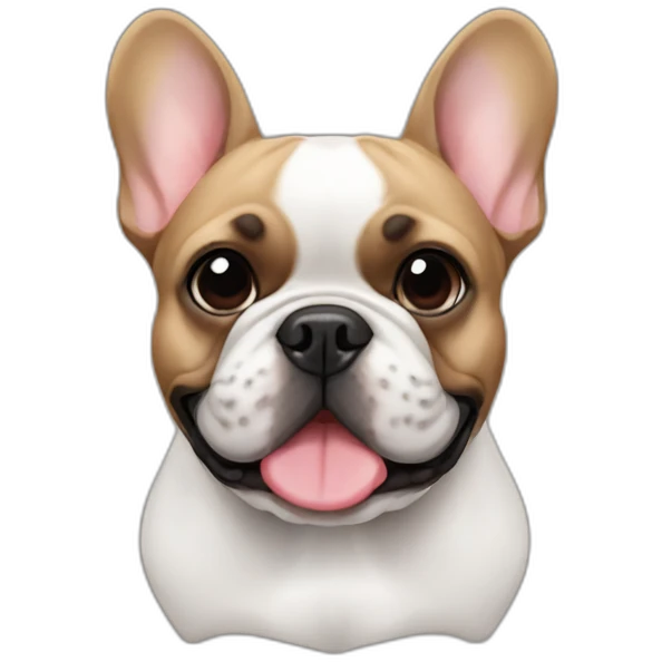 French bulldog  emoji