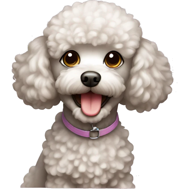 Toy poodle  emoji