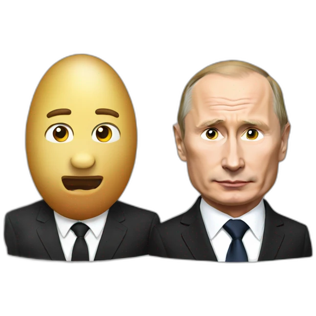 putin and potato emoji