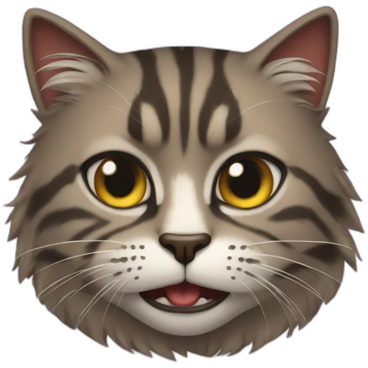 Mad cat emoji