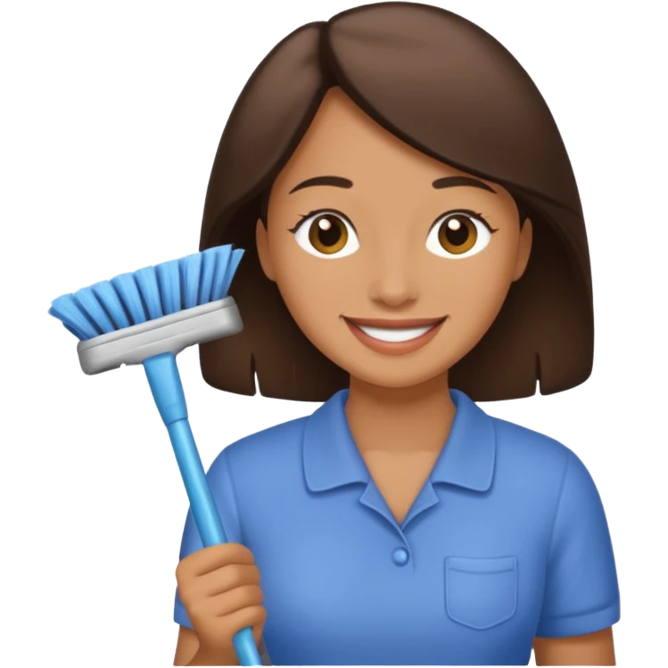 trudy piper cleans emoji