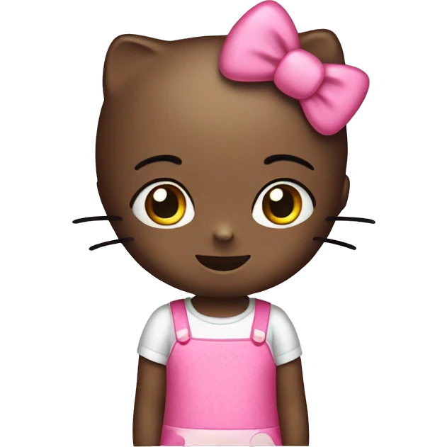 Hello kitty getting ready  emoji