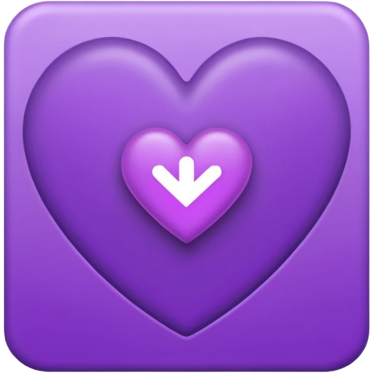 You can create a purple heart that says "army vibes" in the center  emoji