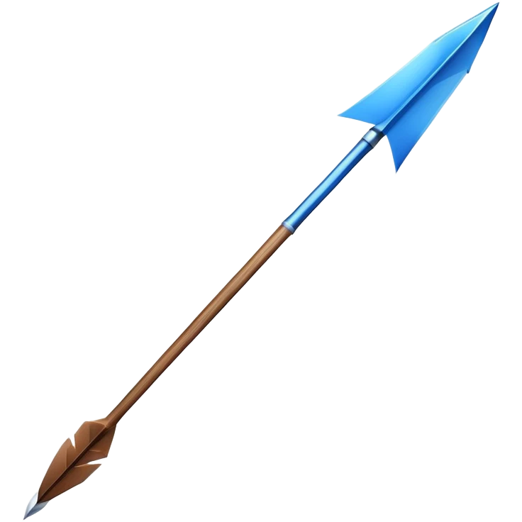 blue hunter arrow emoji