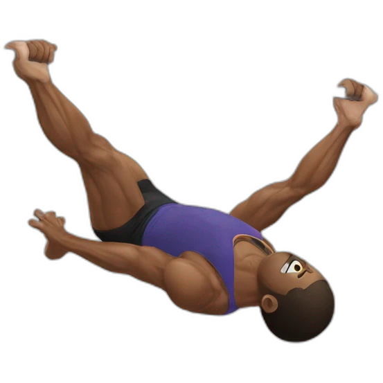 Calisthenics front lever emoji