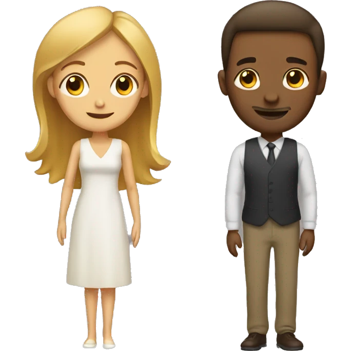 woman and man emoji