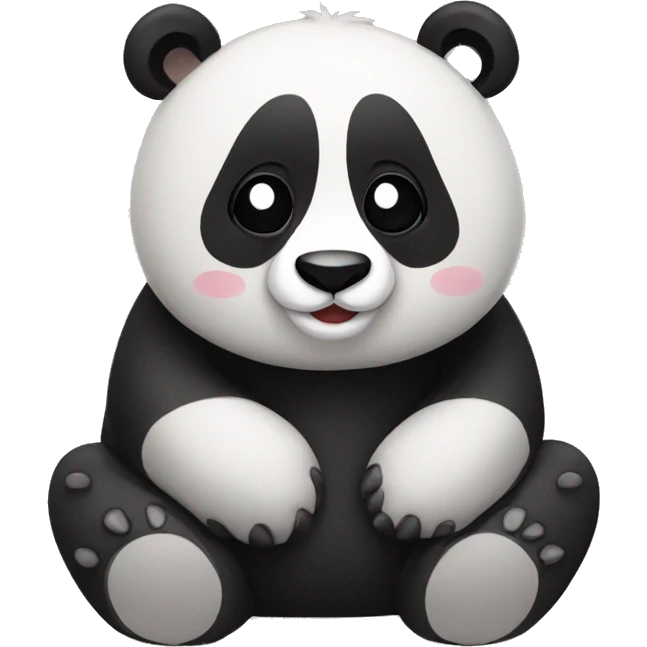 Panda amoureux emoji