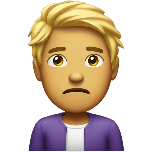 Upset emoji