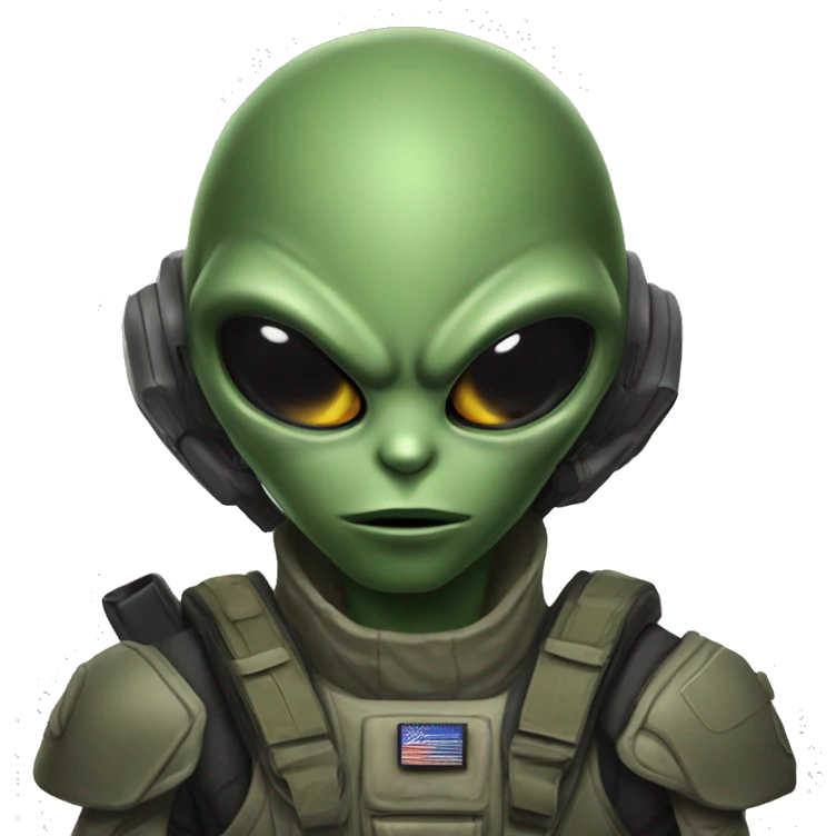 amry alien emoji