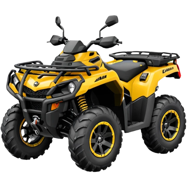 Atv color negro can-am Outlander 1000 xtp emoji