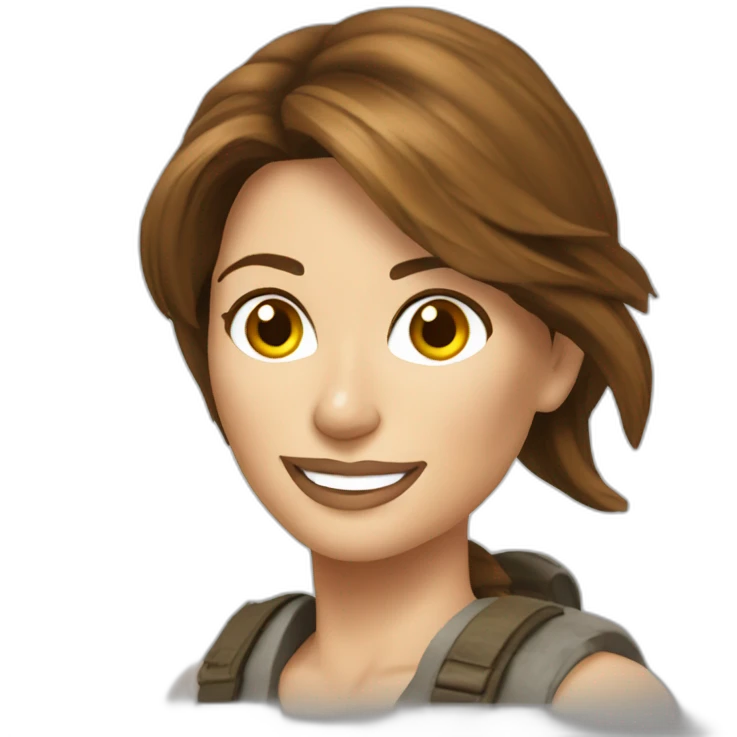 julia roberts as tomb raider emoji