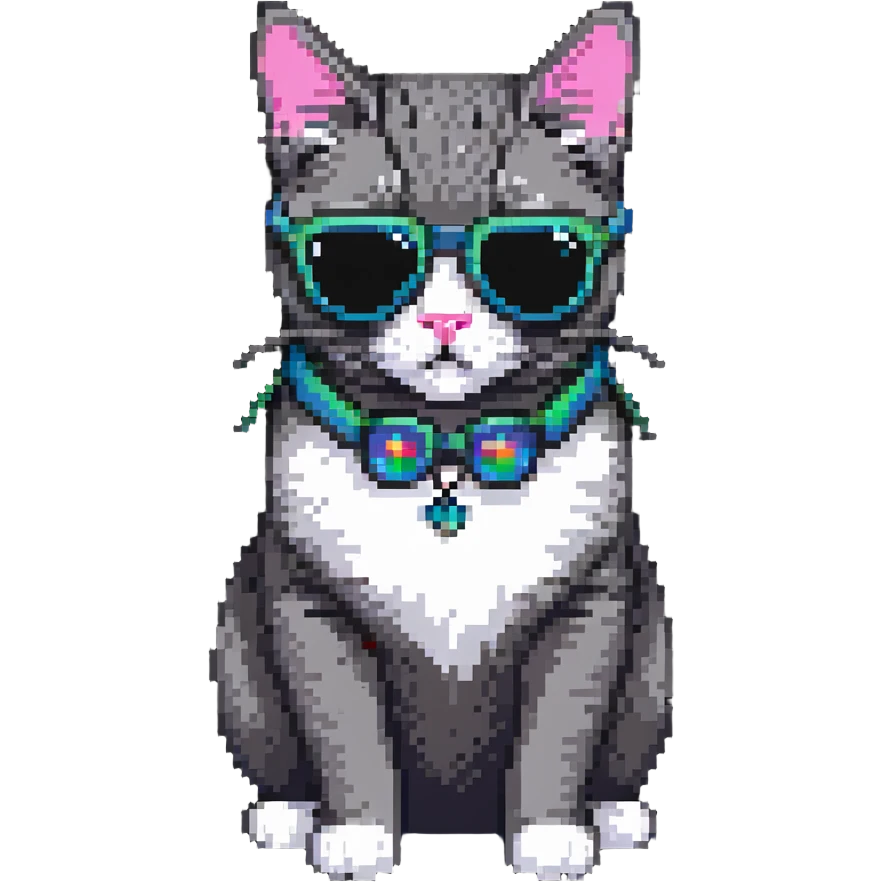 cat wearing sunglasses emoji