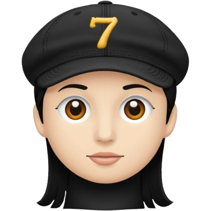 A black cap with 701  emoji