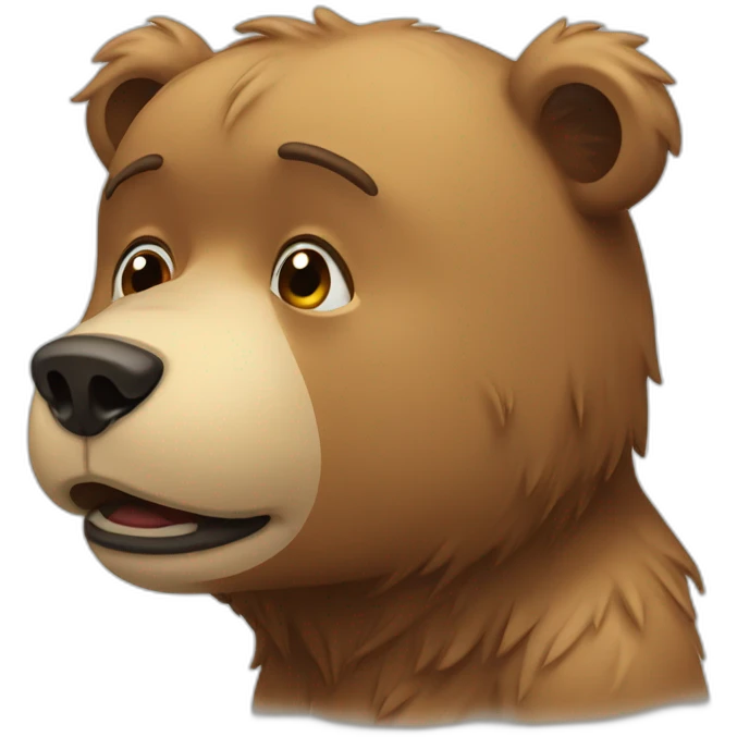crying bear emoji