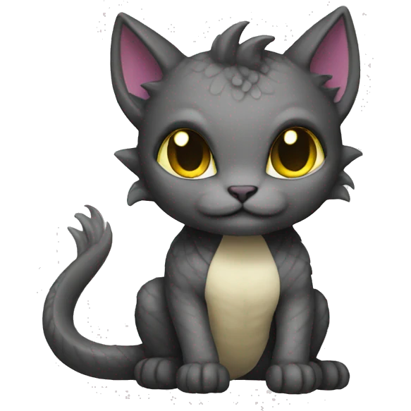 Dragon kitty emoji