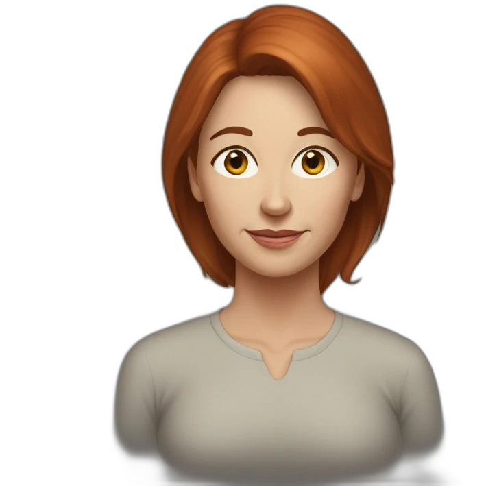 54 yr old female, long auburn hair, 5' 2", 130 pounds emoji