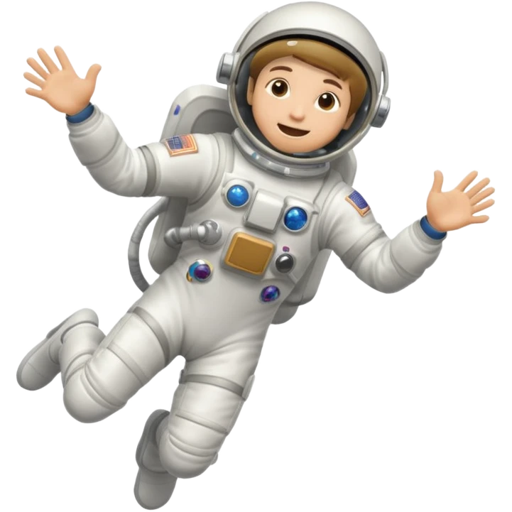 astronaut jumping emoji