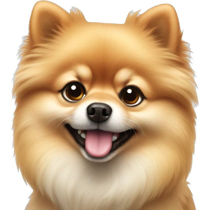 Cute Pomeranian emoji