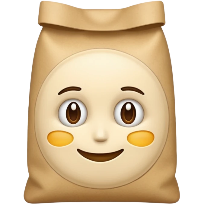 oats bag no smile emoji