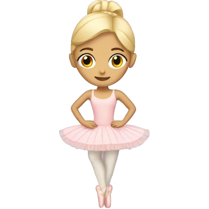 blonde ballerina emoji