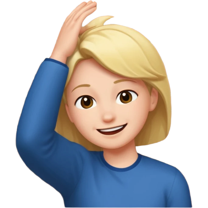 Смайлик боком, перед ним стена, он бьётся об нее головой  emoji