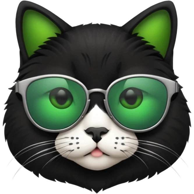 Cat wearing sunglasses emoji