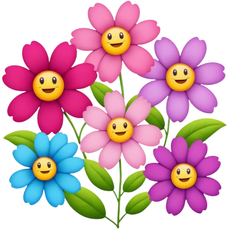Cute cveće emoji