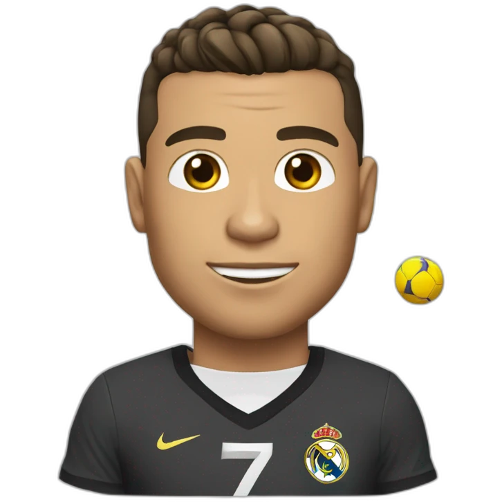 Ronaldo-avec-ballon-d’or emoji