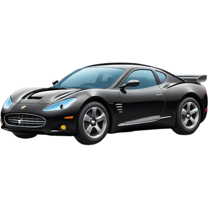 invisible black car emoji