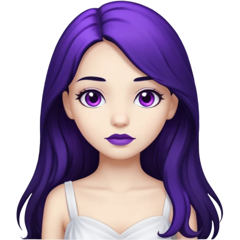 Purple girl emoji