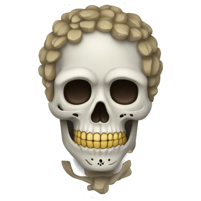 Calavera con color de Rusia emoji