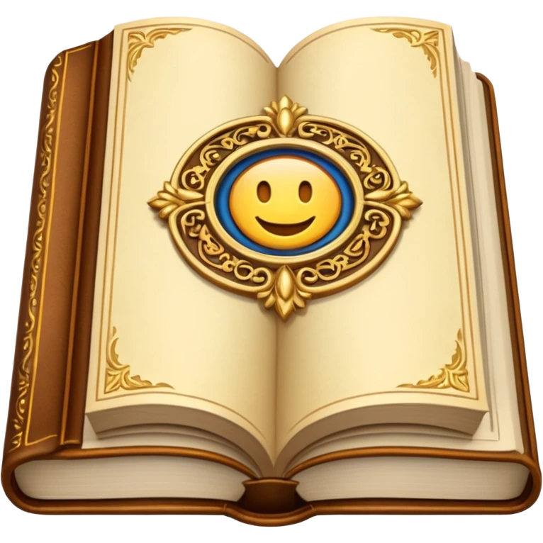 Fantastic book open emoji