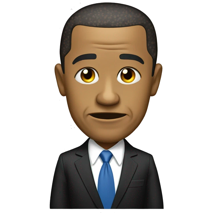 Obama embrasse Donald trump  emoji