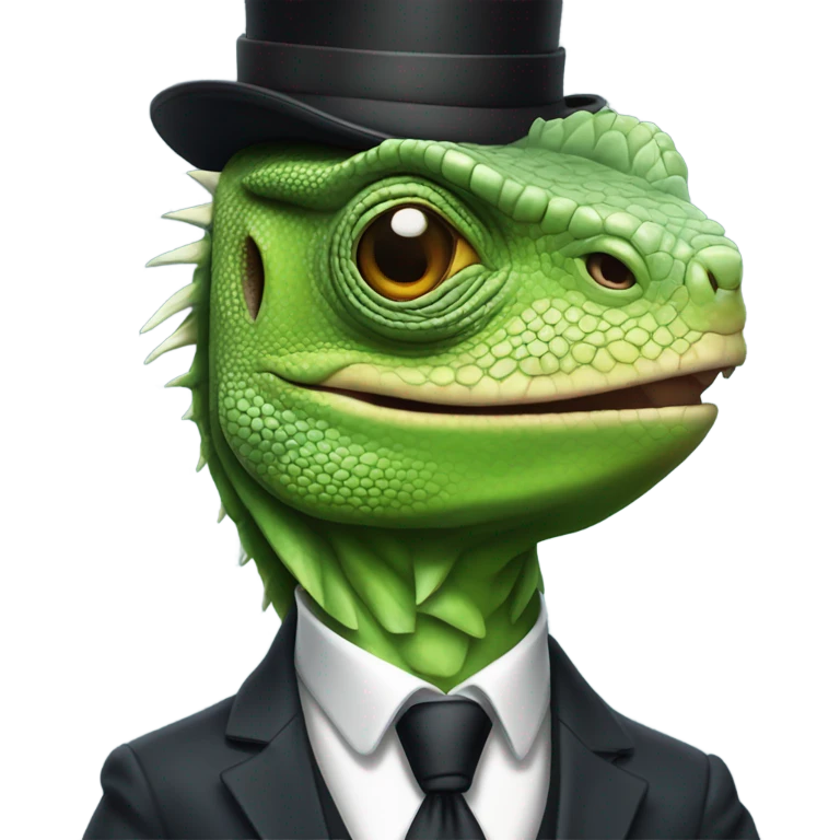 capitalist-iguana emoji