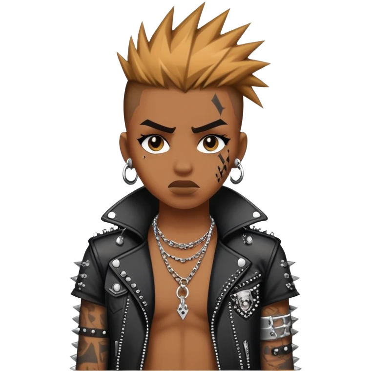 Cofre in a punk cuyo emoji