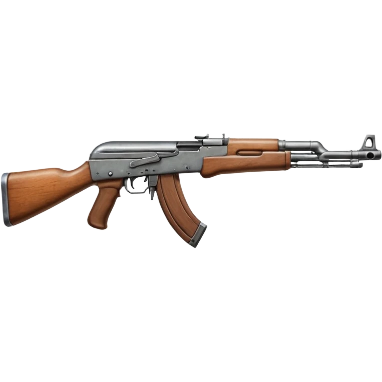Realistic akm 47 ينظر جهة اليسار و مكتمل من جميع النواحي لا اريد شكله كرتوني emoji